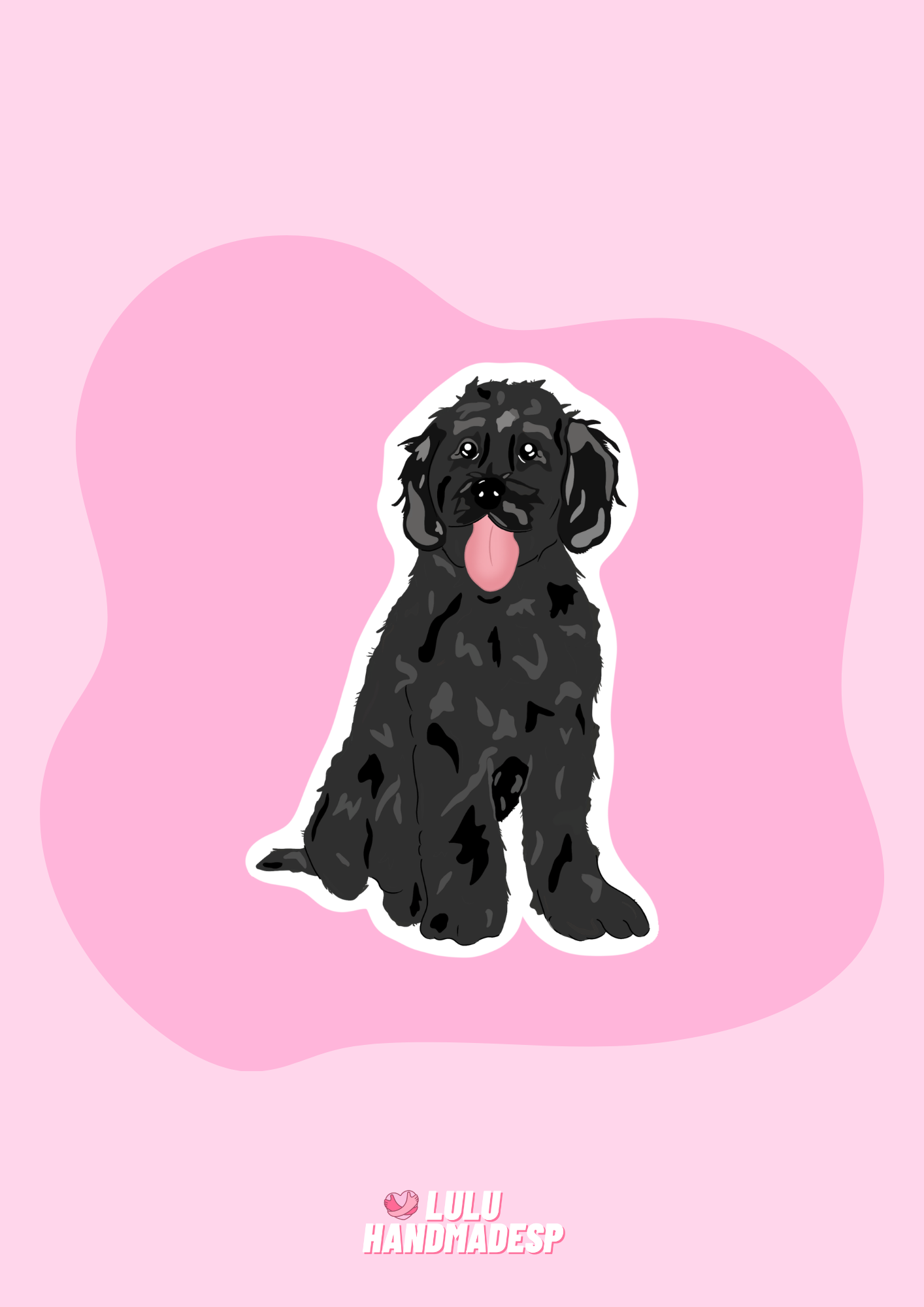 Sticker - Black doodle