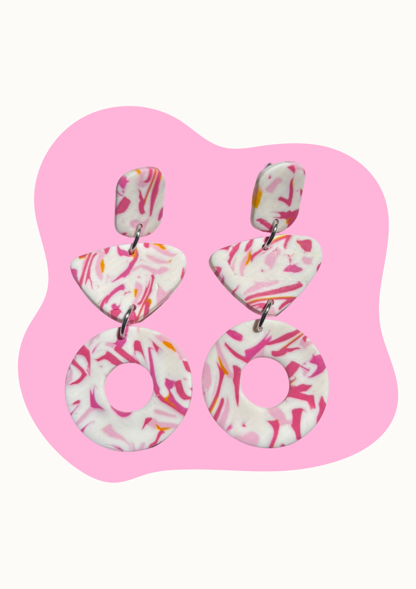 Ochentero (Blanco y rosas)