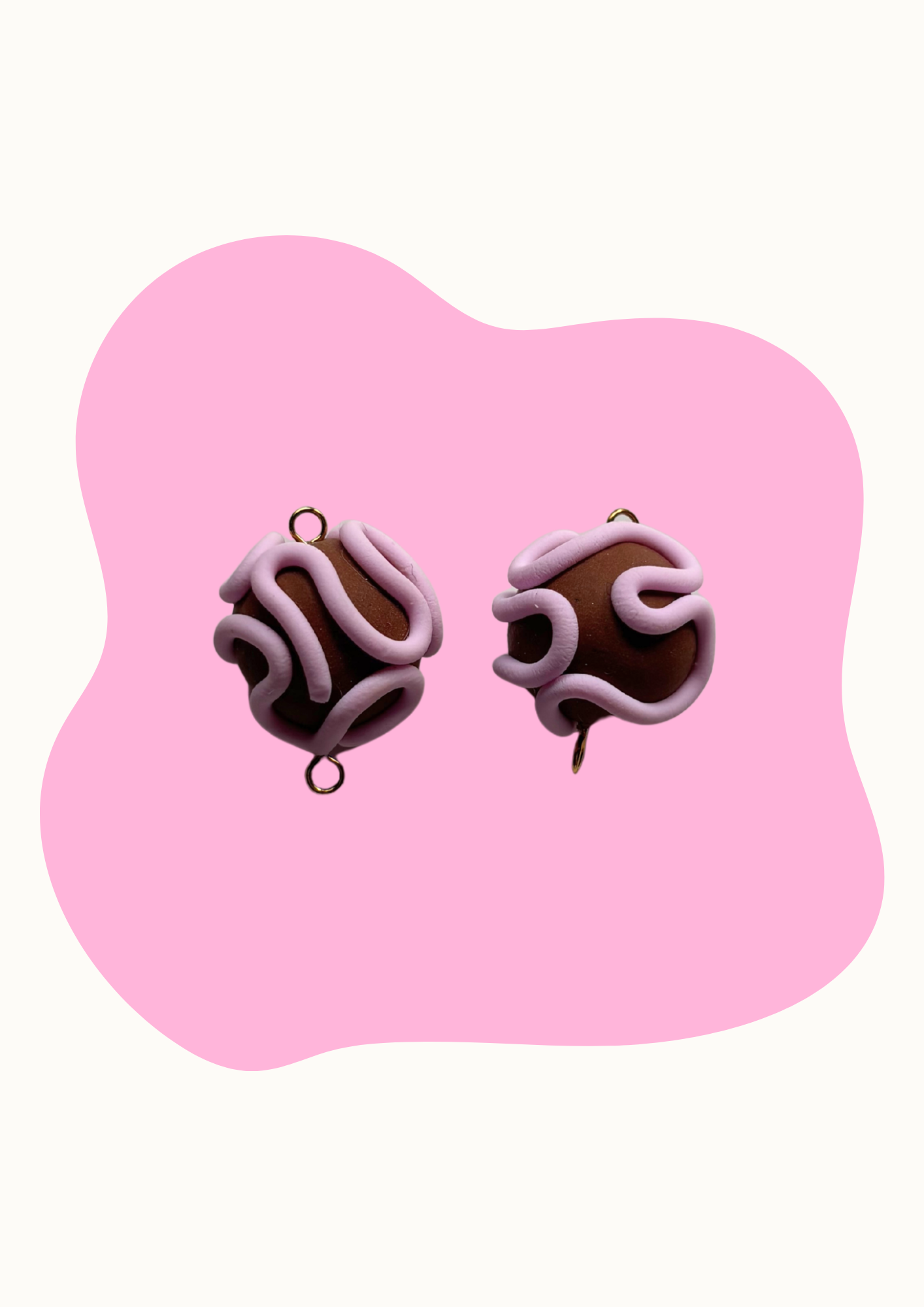 Charm - Caramelo - Marrón y rosa
