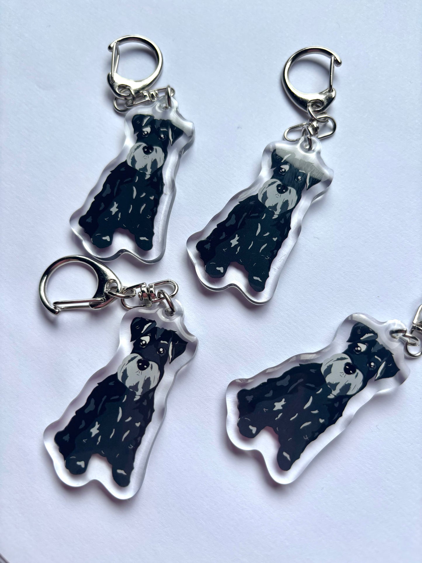 Llavero Schnauzer negro