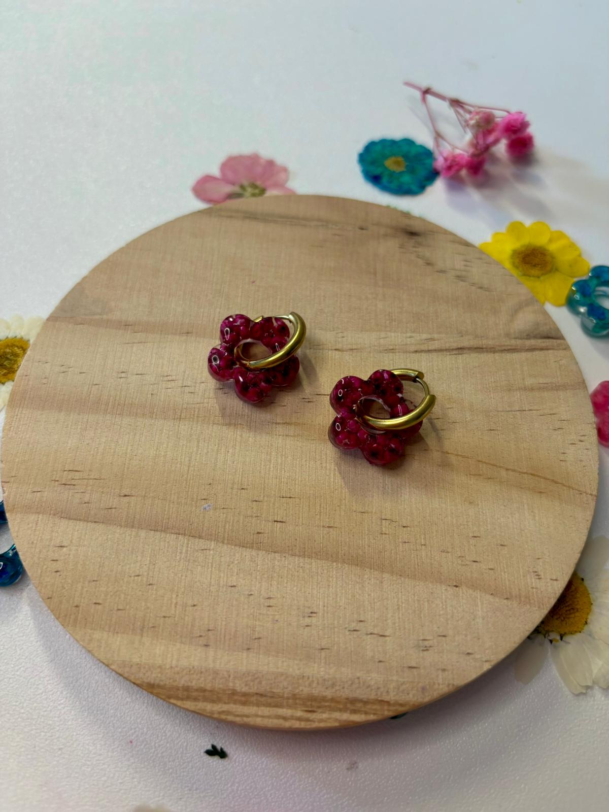 Flores de Broom Bloom púrpura