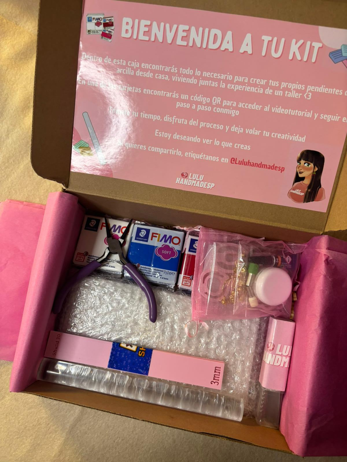 Kit - Crea tus pendientes (Arcilla polimérica)