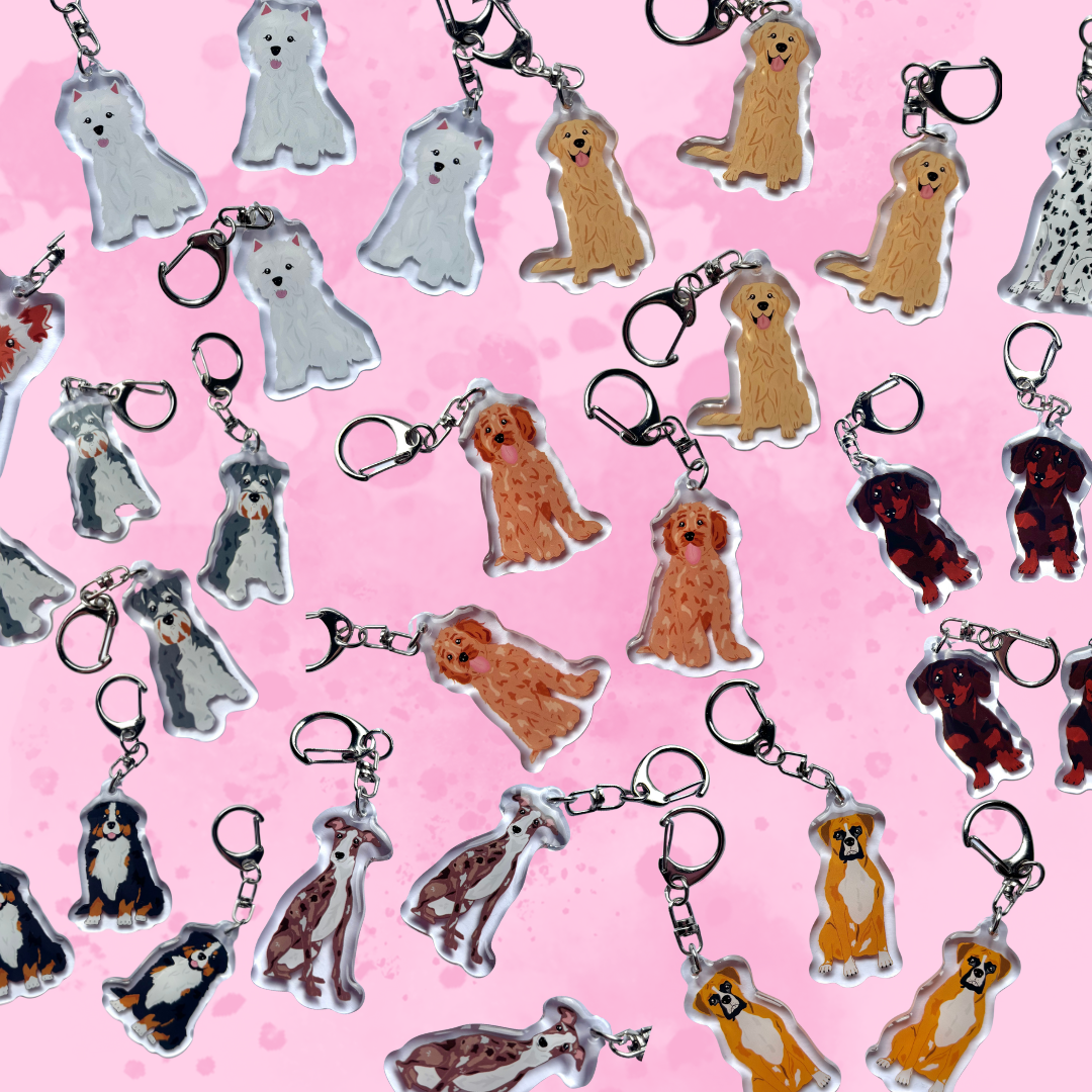 Llaveros colección peluditos