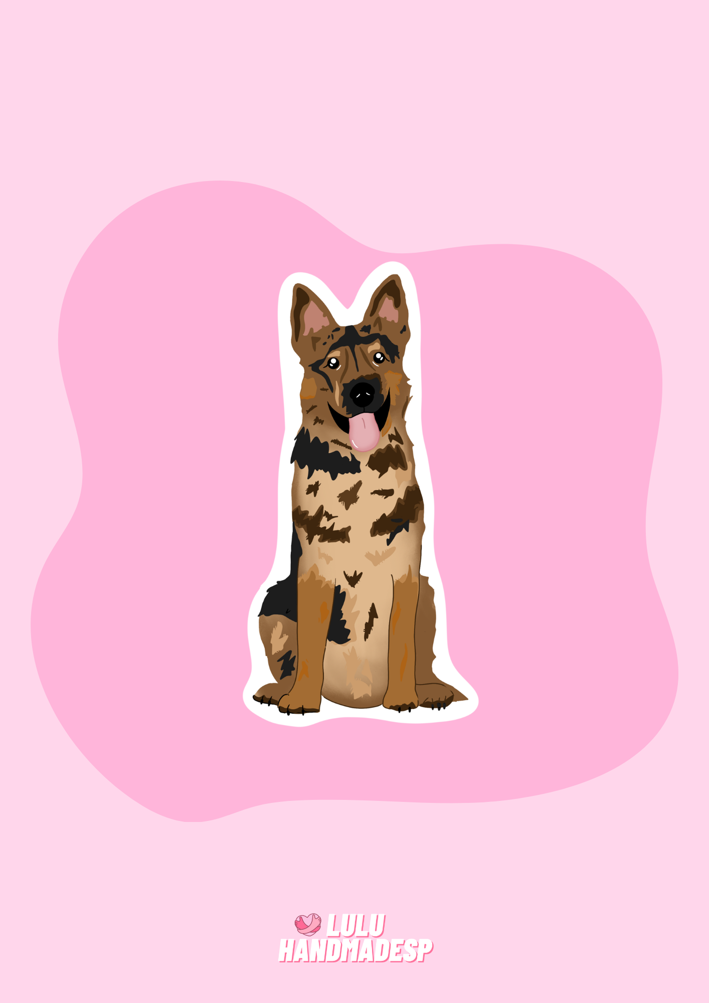 Sticker - Pastor Alemán