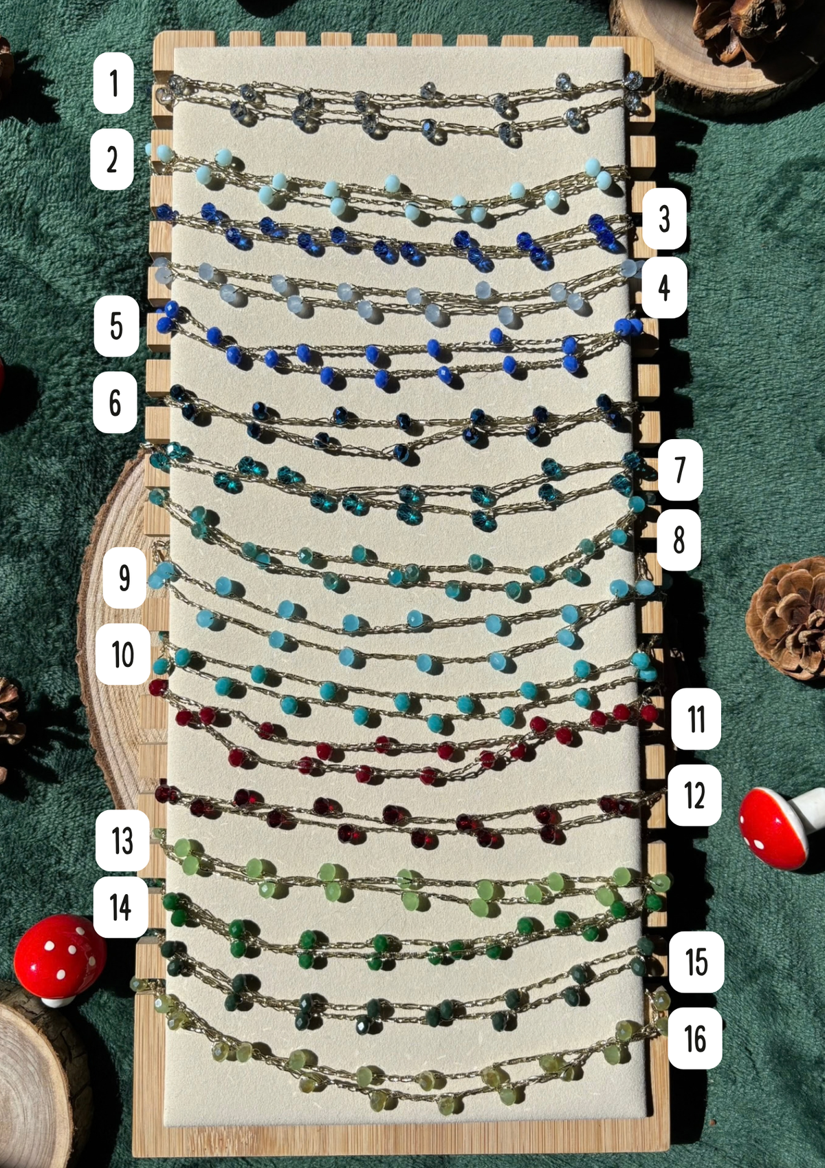 Collares "Mil Vueltas" (Colores 1-16)