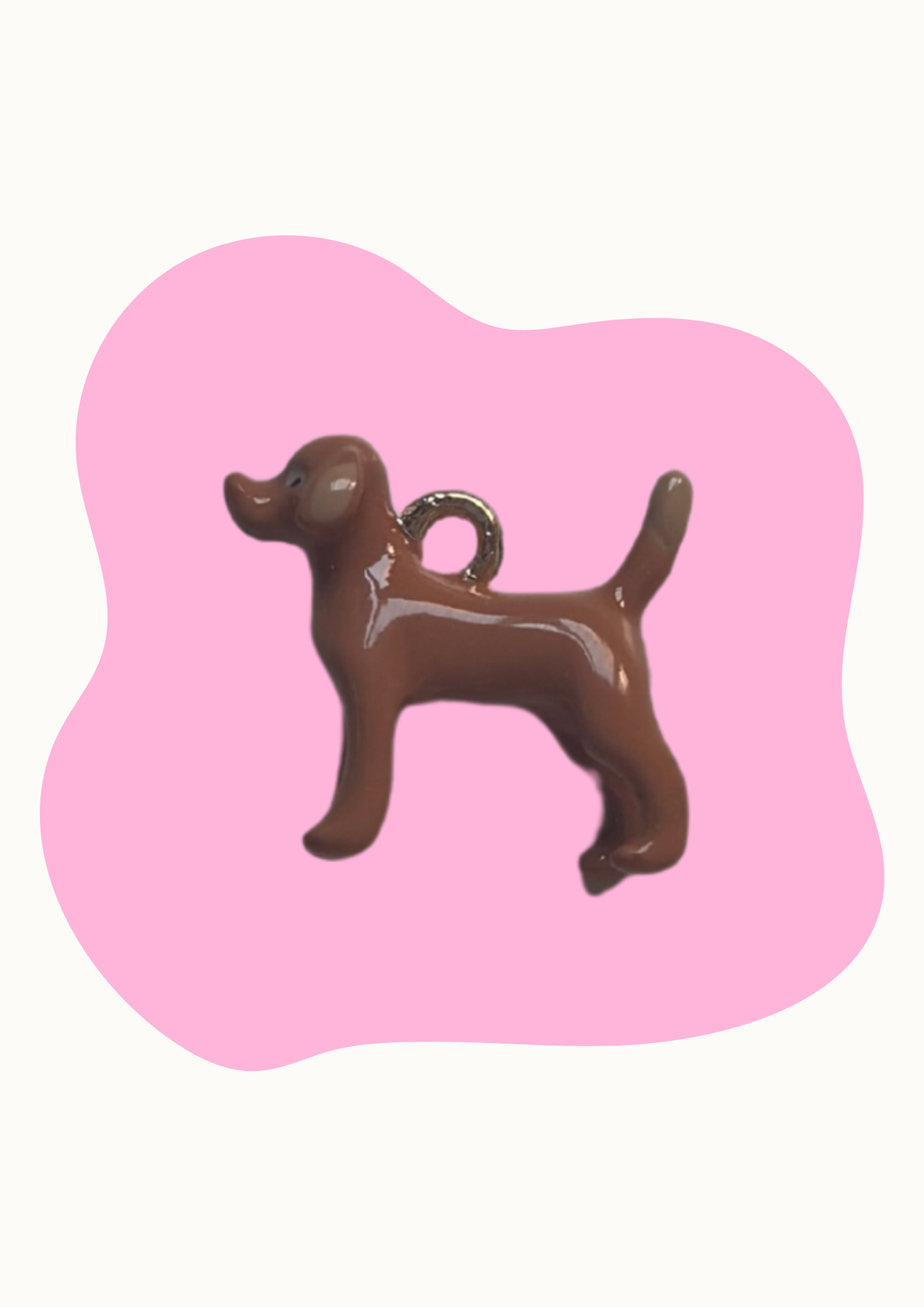 Charm - Perro marrón