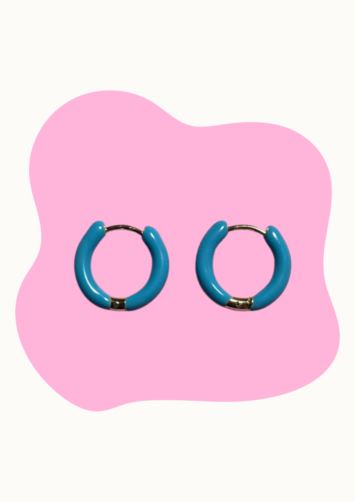 Aros turquesa 17mm