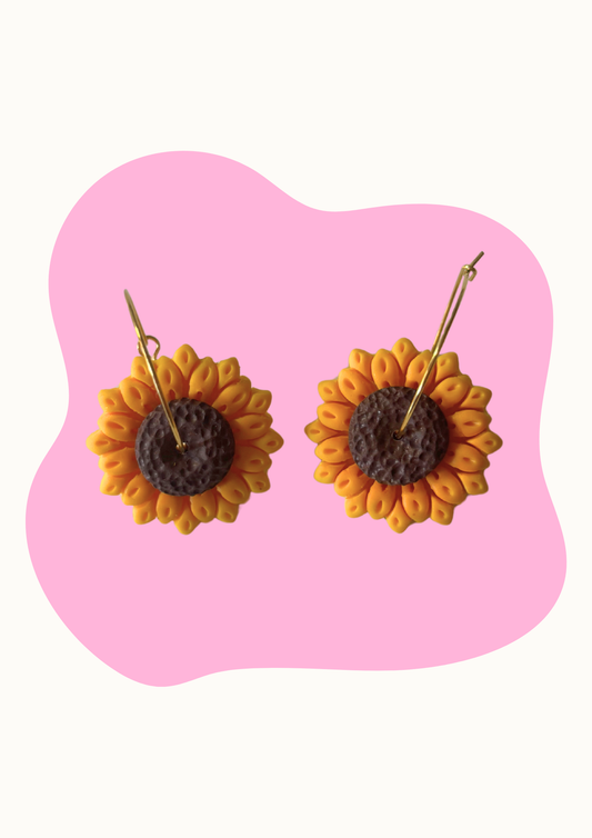 Girasol con aro en medio