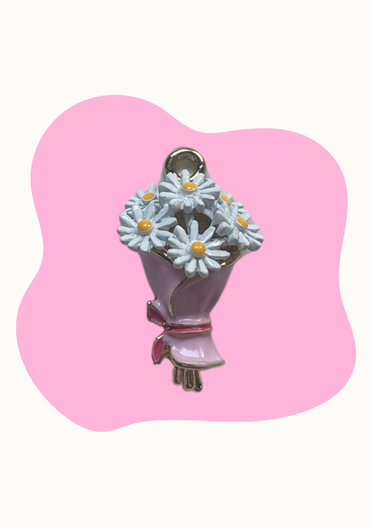 Charm - Ramo margaritas rosa
