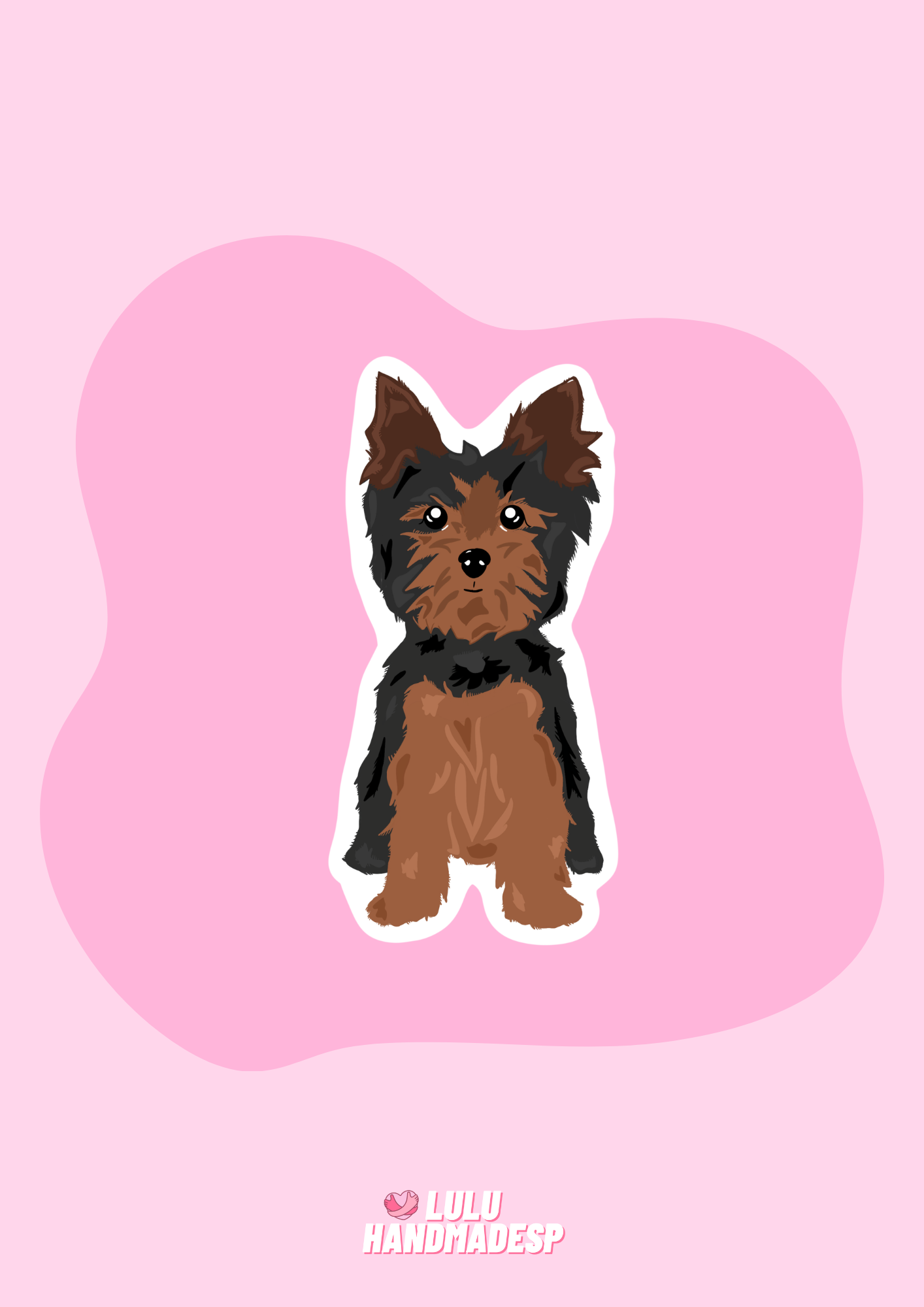 Sticker - Yorkshire negro