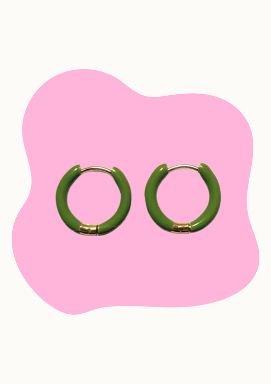 Aros verde oliva 17mm