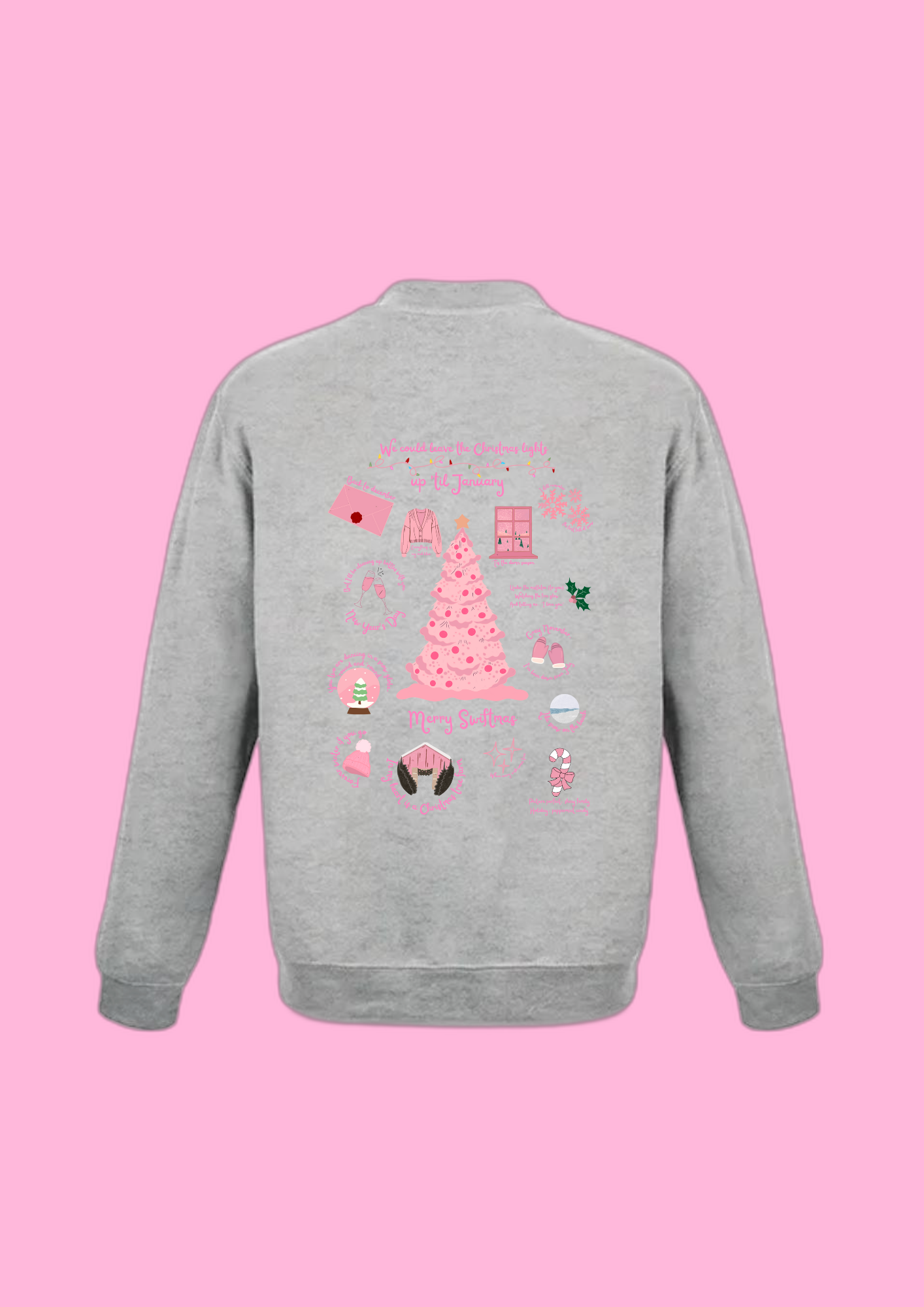 Sudadera "Swiftmas" (Versión rosa) Taylor Swift