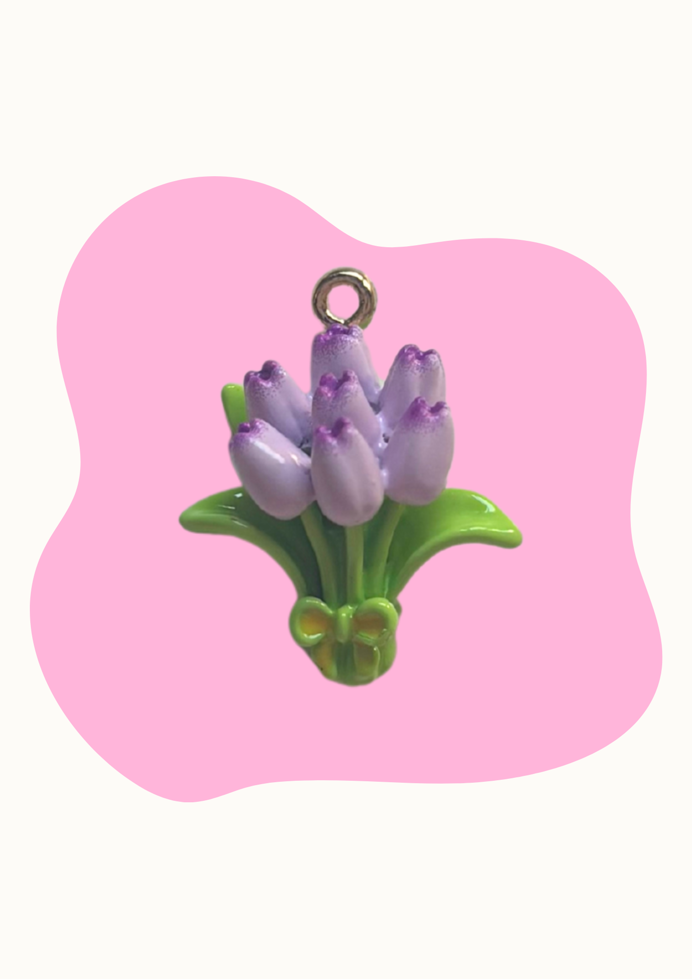 Charm - Ramo tulipanes morados