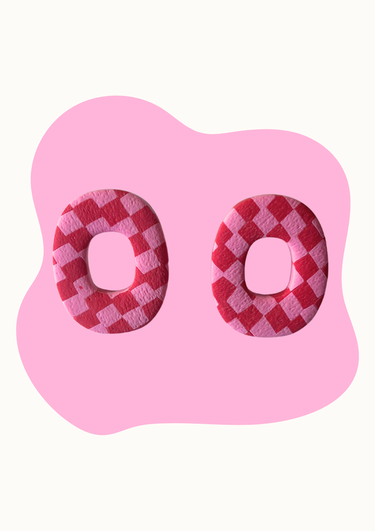 Flotéo Vichy Rojo y rosa