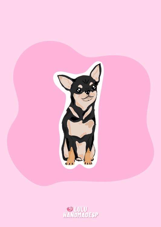 Sticker - Chihuahua Negro