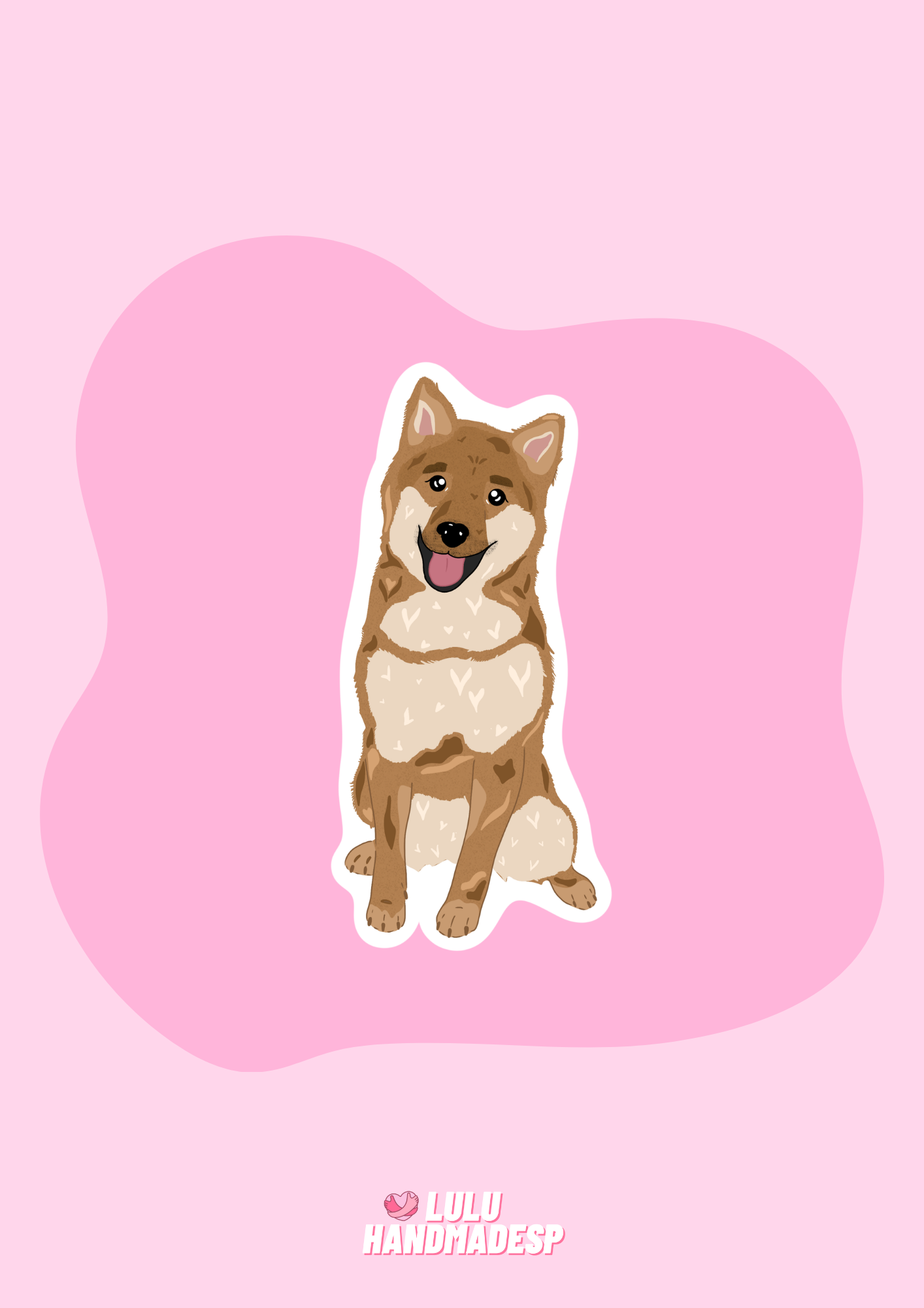 Sticker - Shiba Inu Japonés