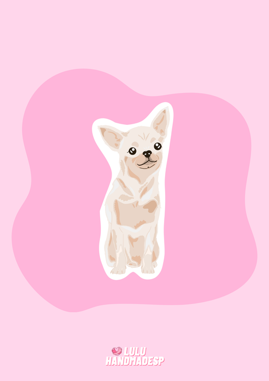 Sticker - Chihuahua Beige