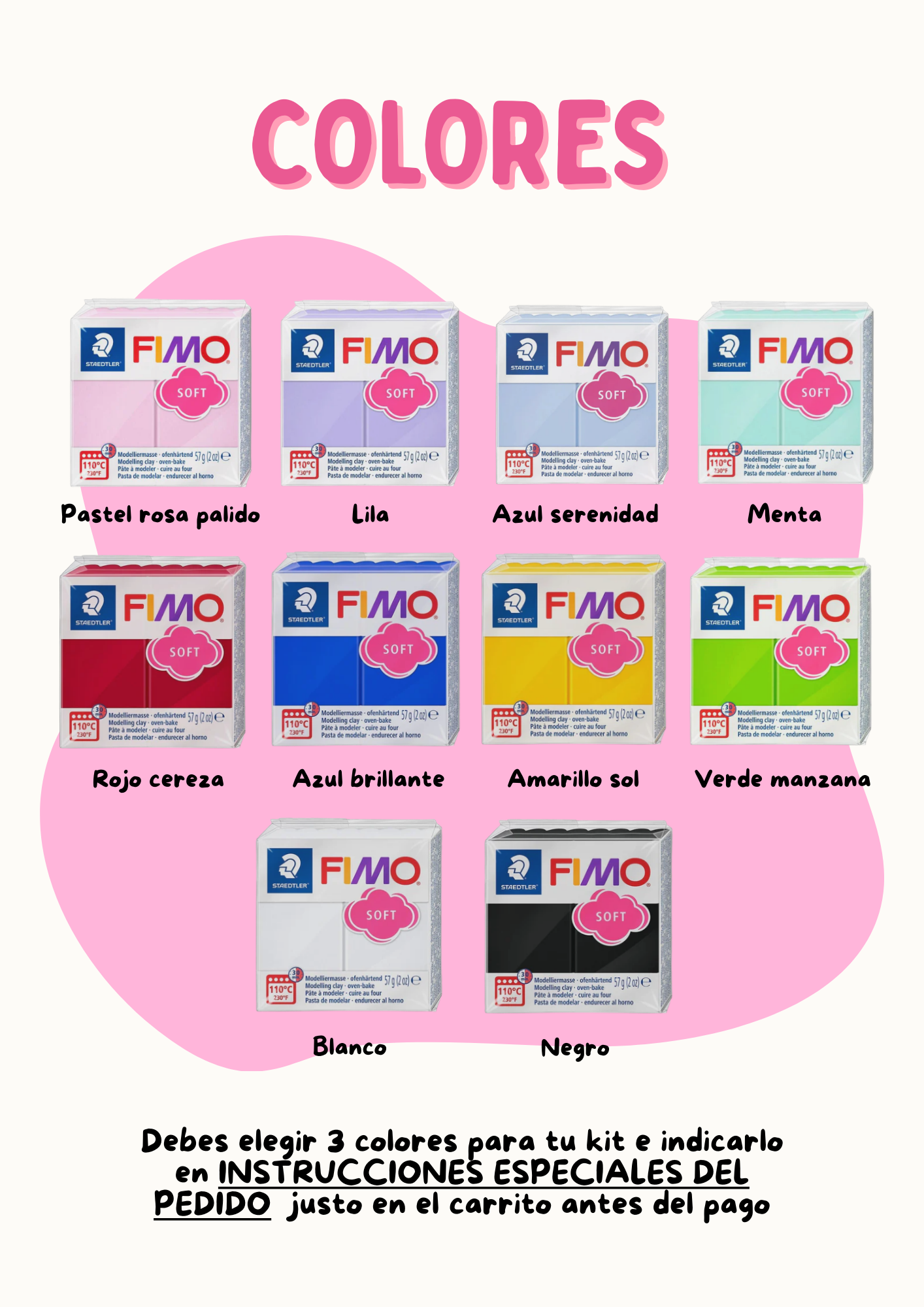 Kit - Crea tus pendientes (Arcilla polimérica)