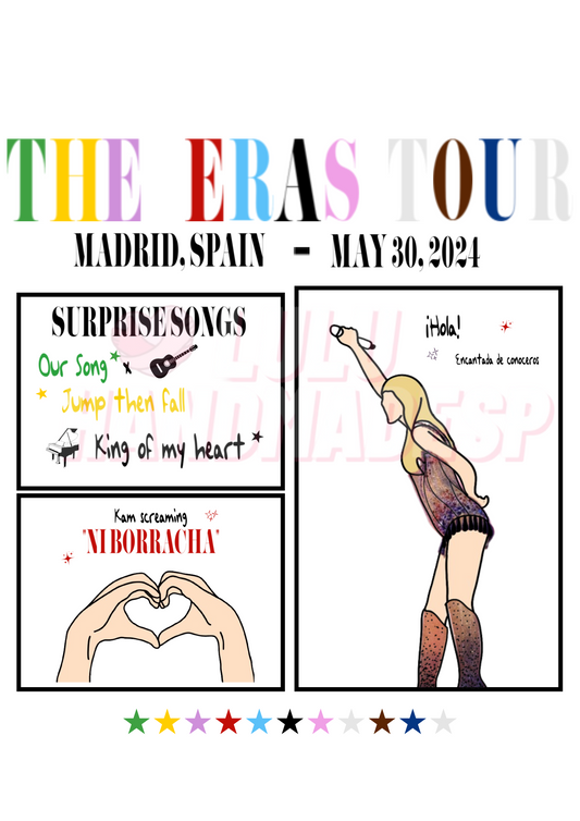 Print Eras Tour Madrid N2 (30 de Mayo)