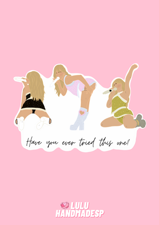 Sticker "Have you ever tried this one?" Sabrina Carpenter