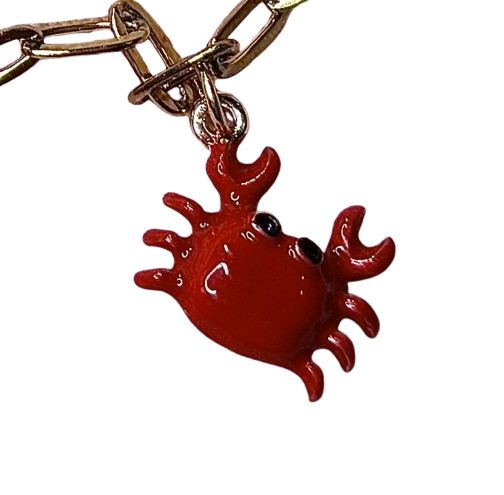 Charm collar : Cangrejo