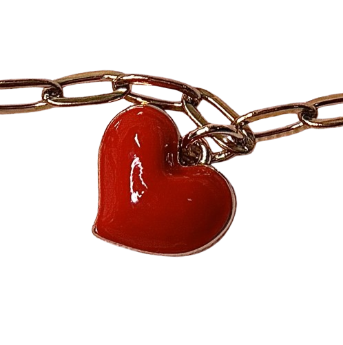 Charm collar : Corazón
