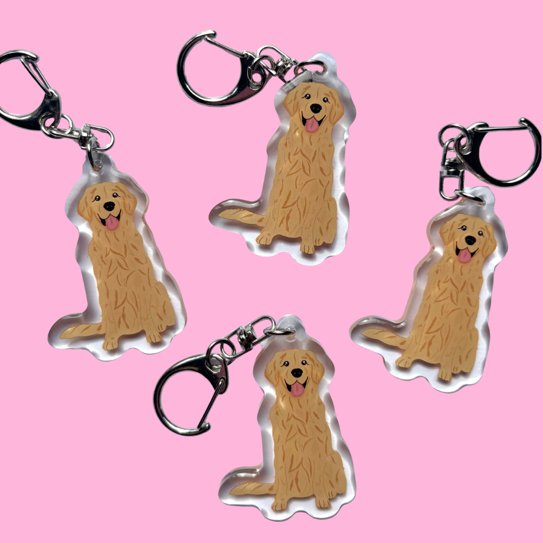 Llavero Golden Retriever