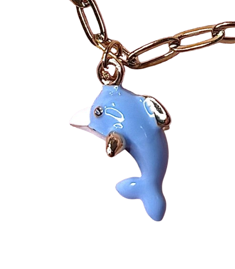 Charm collar : Delfín
