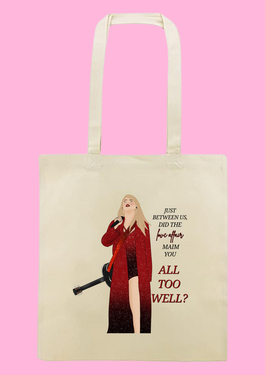 Tote bag "All Too Well" Taylor Swift