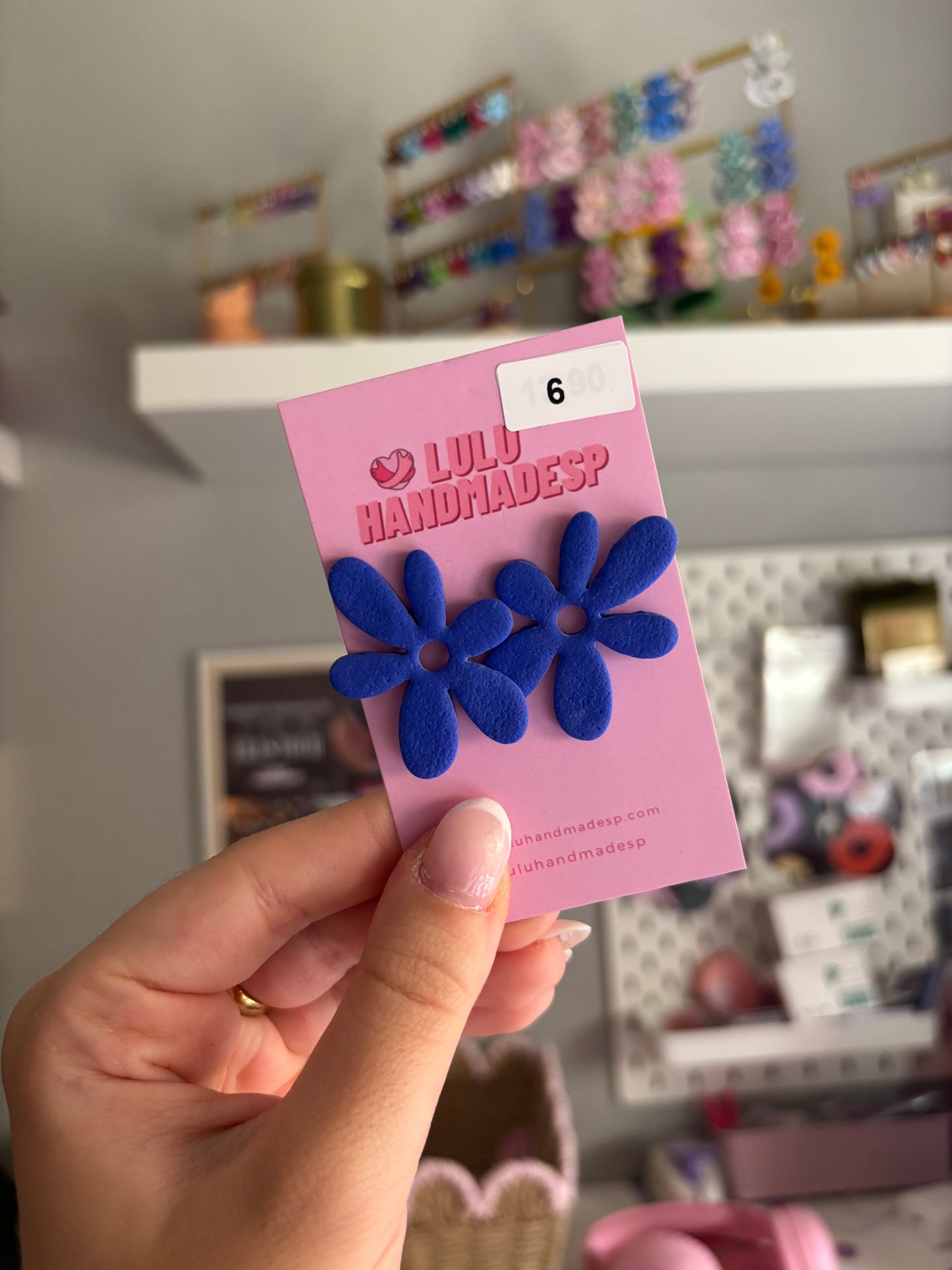 Pendientes REBAJAS Fiora grande azul rey
