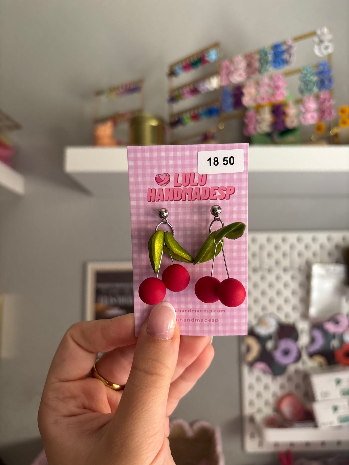 Pendientes REBAJAS Cherry pop grande TARA