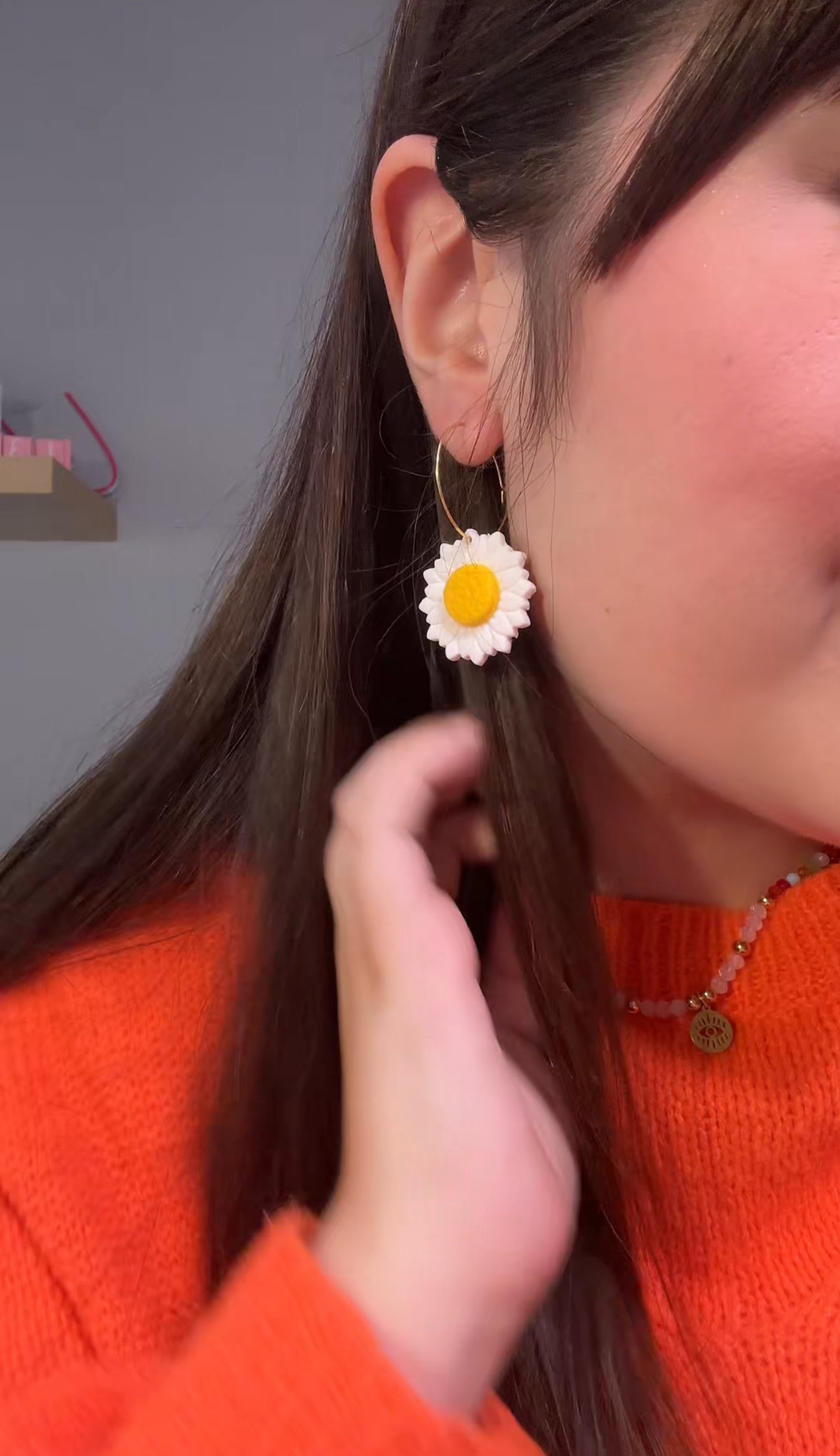 Girasol/ margarita con aro (simple)