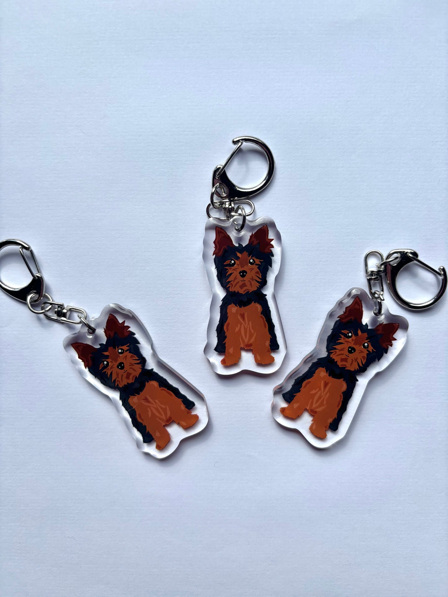 Llavero Yorkshire negro