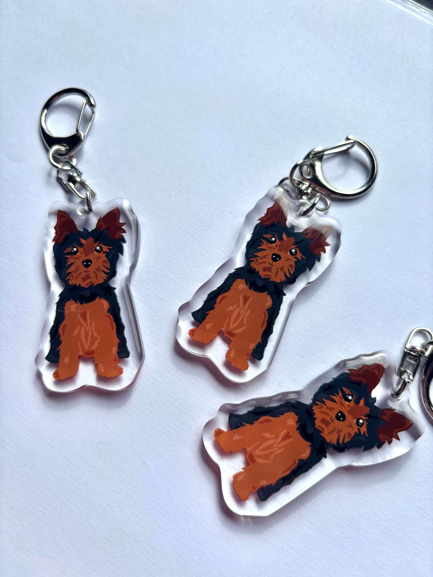 Llavero Yorkshire negro