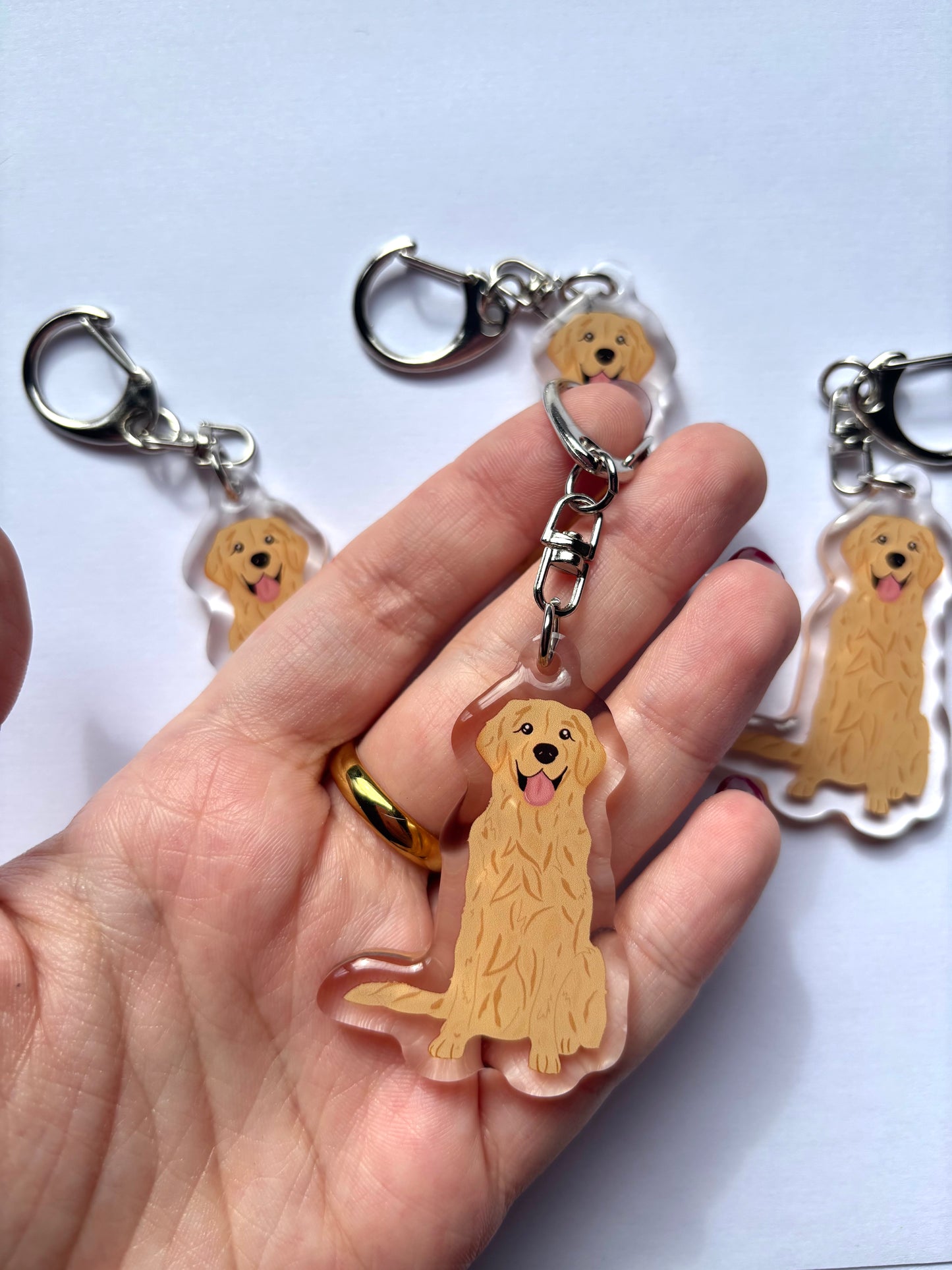 Llavero Golden Retriever