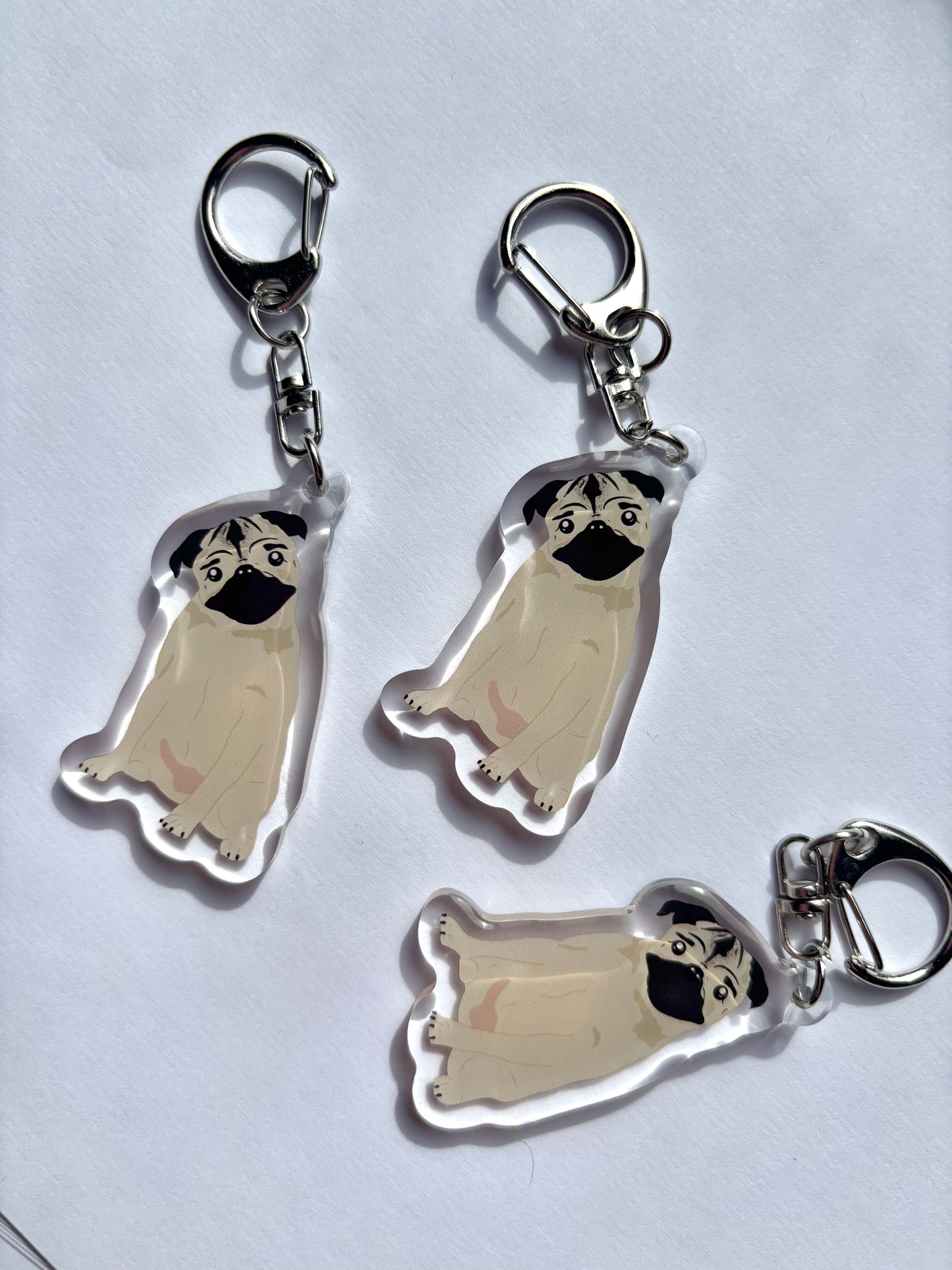 Llavero Carlino beige