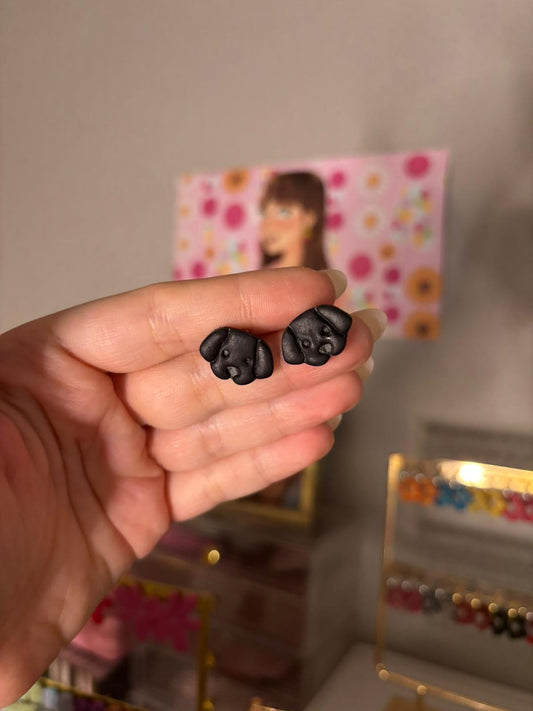 Pendientes REBAJAS perro negro