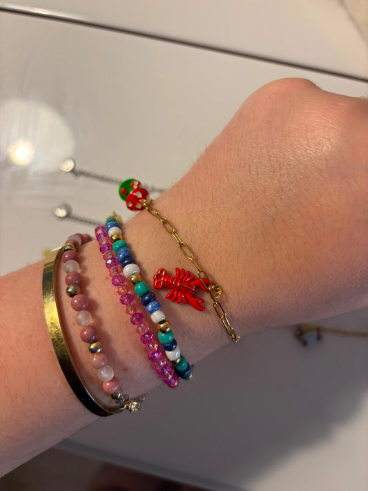 Pulseras con charms