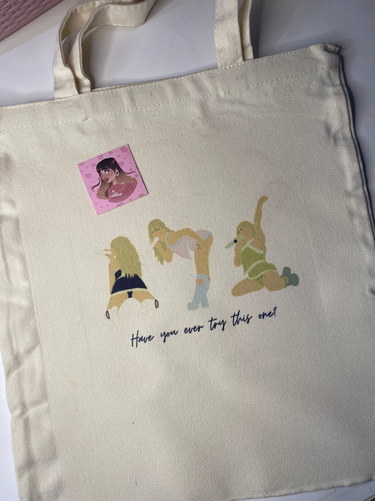 Tote bag Sabrina Carpenter "Have you ever try this one?"