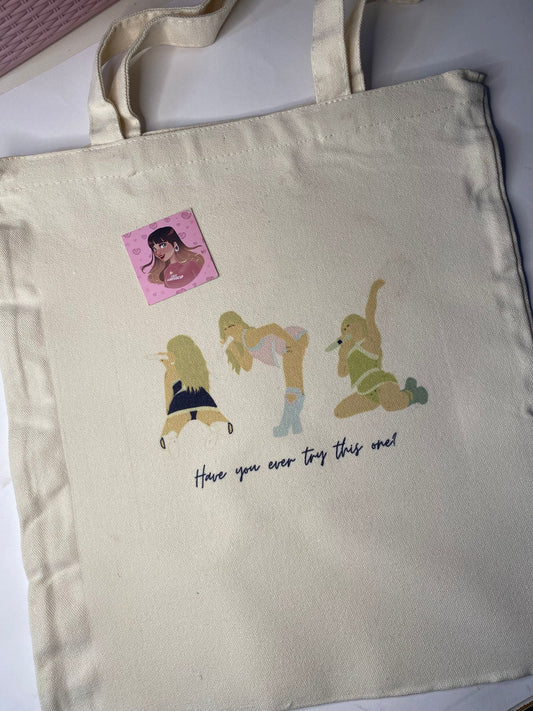 Tote bag Sabrina Carpenter "Have you ever try this one?"