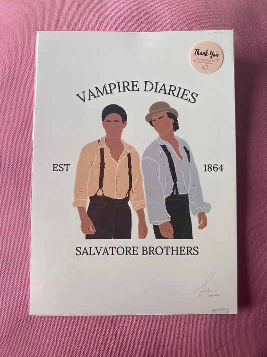 Print Salvatore Brothers (Crónicas vampiricas)