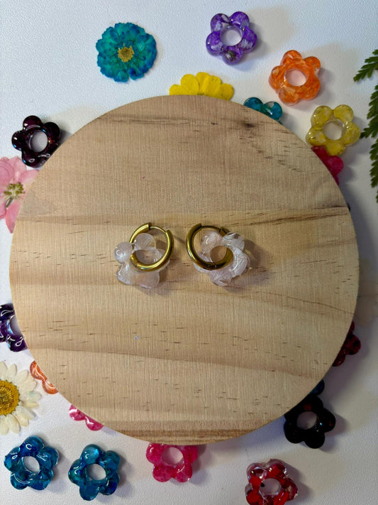 Flores de Hortensia y Phalaris blanco