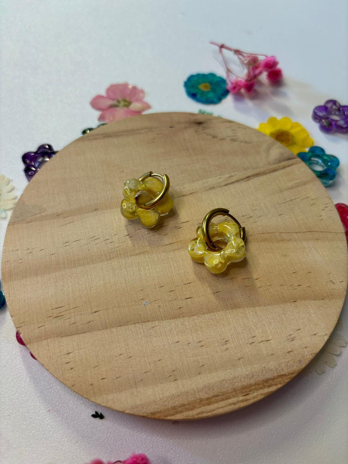 Flores de Margarita y Cosmos amarillo