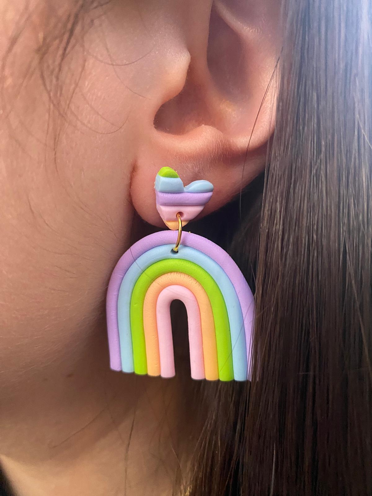 Pendientes 'Pastel Rainbow'