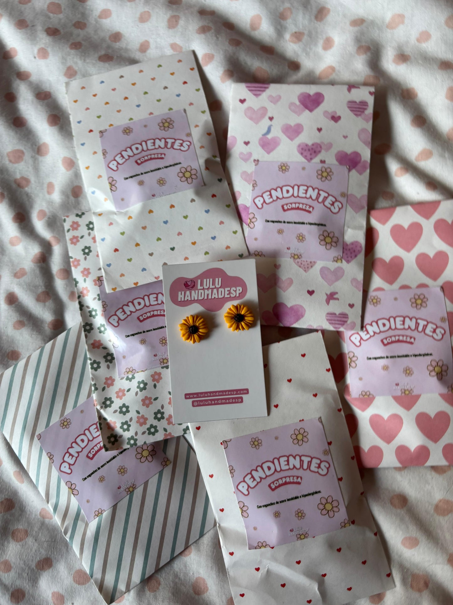 Pack pendientes mini sorpresa