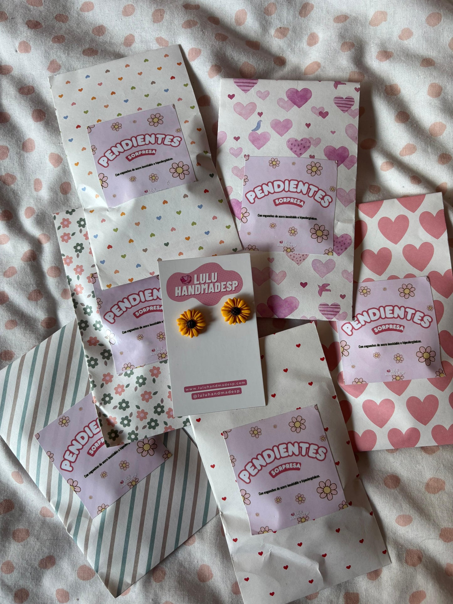 Pack pendientes mini sorpresa