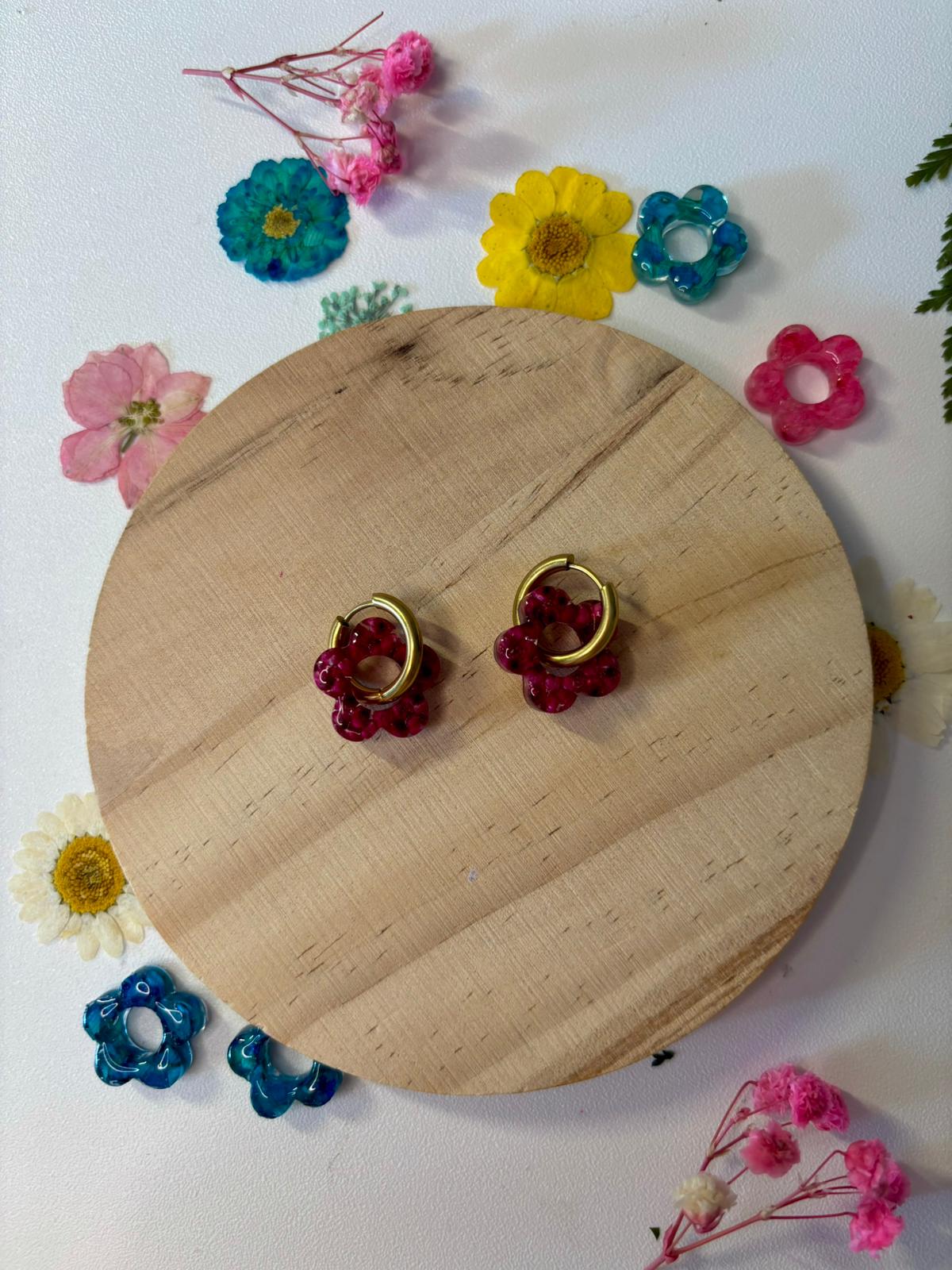 Flores de Broom Bloom púrpura