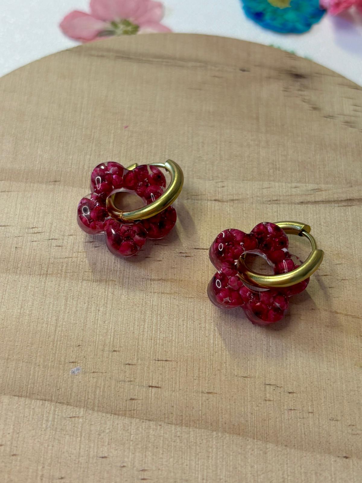 Flores de Broom Bloom púrpura