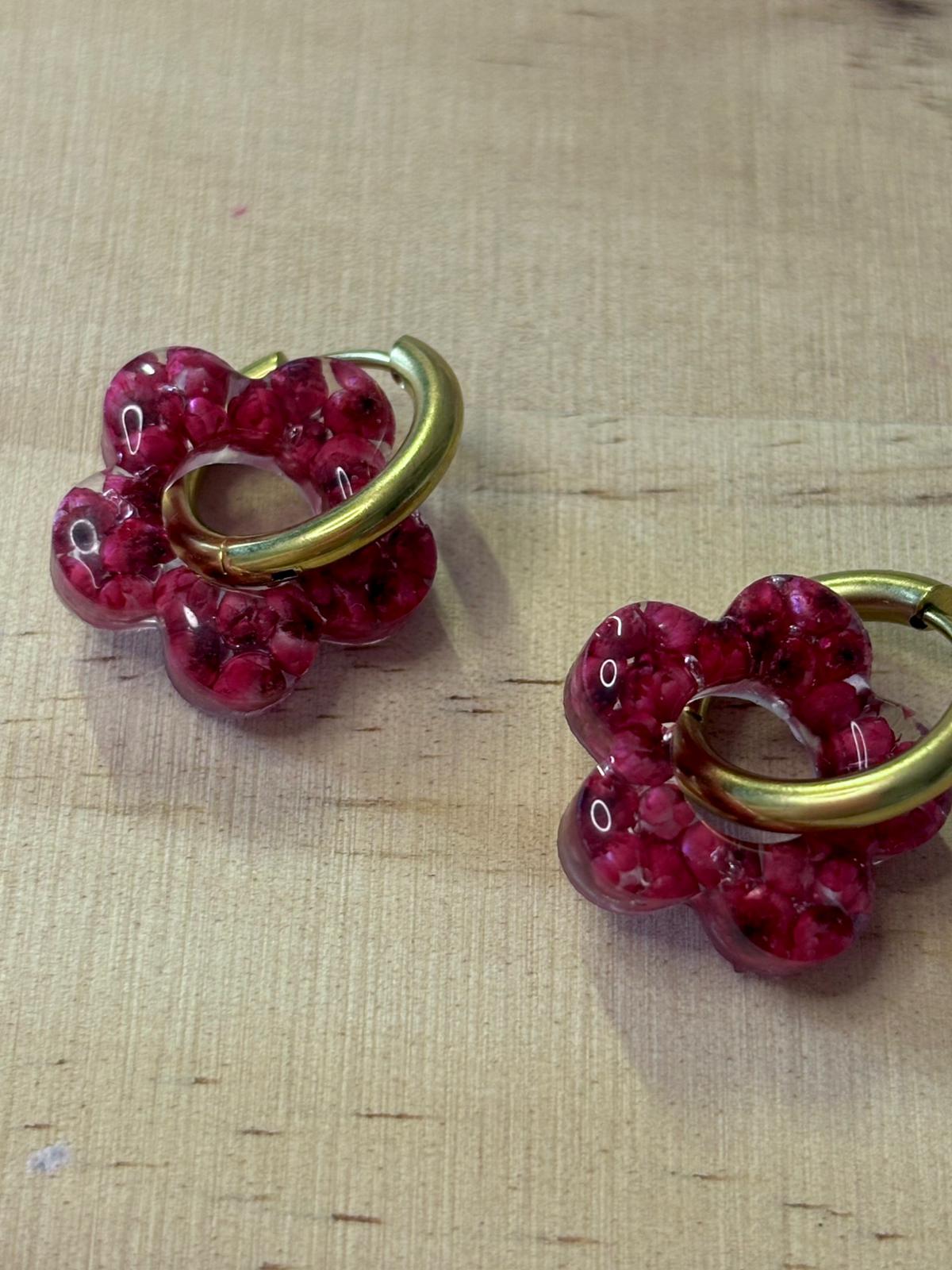 Flores de Broom Bloom púrpura