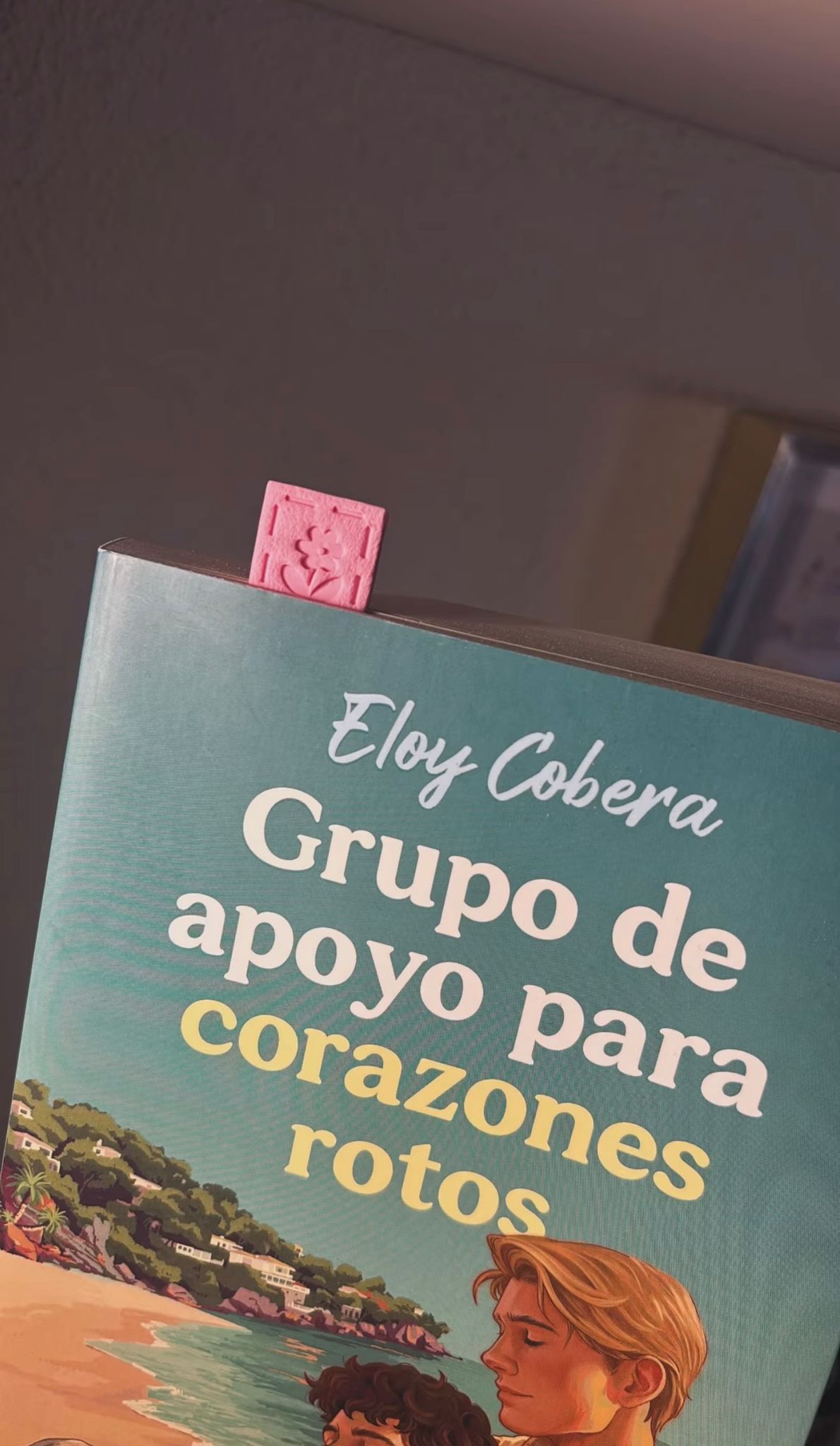 Marcapáginas / Punto de libro mini (Rosa flor)